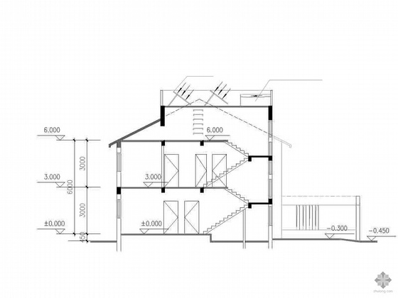 某新农村建设二层坡顶住宅方案图(含说明)- 