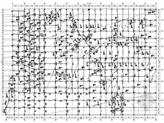 地下商场建筑图纸资料下载-[郑州]地下商场框架结构体系施工图