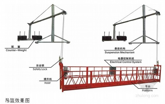 吊教学楼吊篮专项施工方案资料下载-[广东]超高层塔楼幕墙工程吊篮施工专项方案