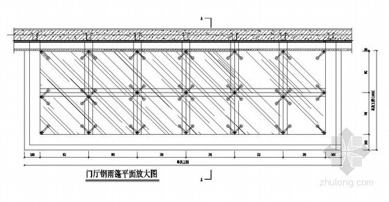 斜梯钢结构施工图资料下载-钢结构雨篷结构施工图