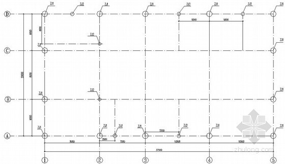 羽毛球馆的建筑设计资料下载-[武汉]羽毛球馆网架结构设计图