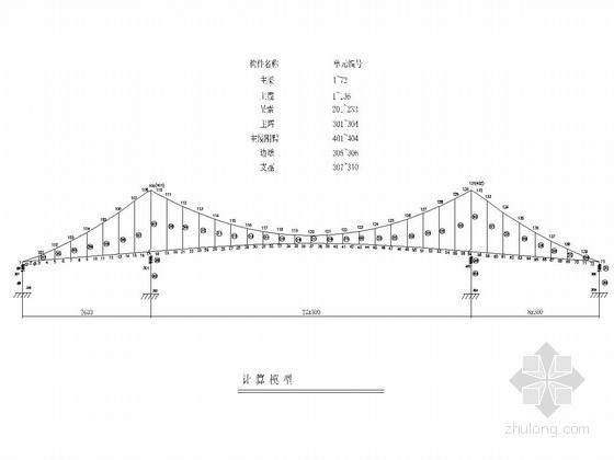 单跨悬索桥计算书资料下载-自锚式混凝土悬索桥设计计算书（附CAD计算模型）