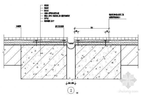变形缝沉降缝剖面图资料下载-外墙沉降缝构造