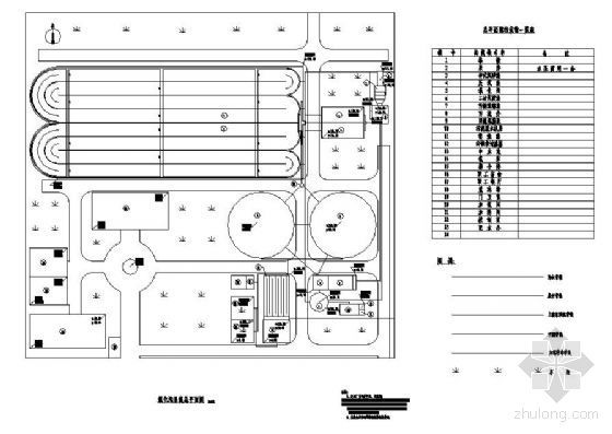 A2O污水厂毕业设计图纸资料下载-某污水处理厂设计全套图纸（毕业设计）