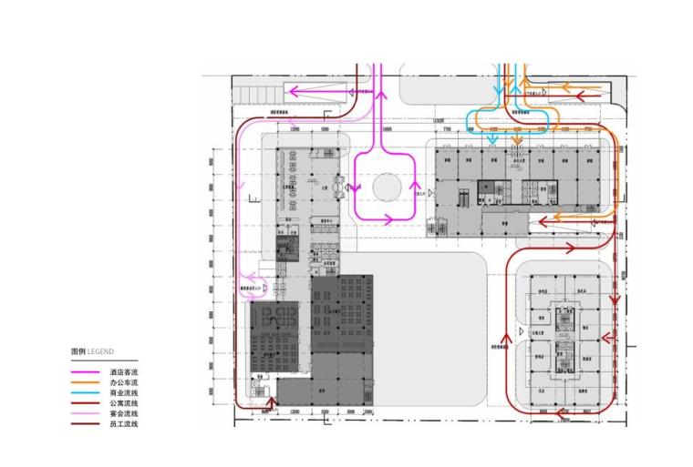 [吉林]某友好酒店概念方案设计-交通分析