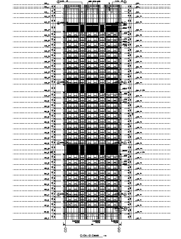 超高层水暖施工资料下载-[北京]超高层办公广场A、B两座建筑施工图（含水暖电及结构图纸）