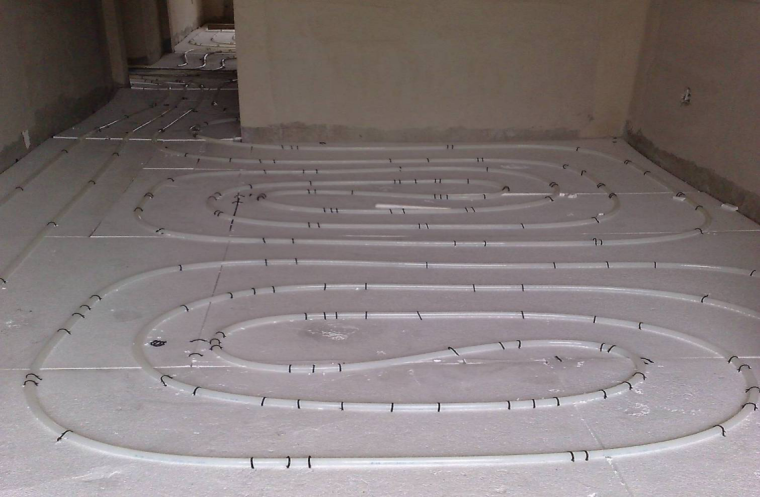 鲁班奖工程施工细部做法图片(非常详细、多图)-地暖管敷设