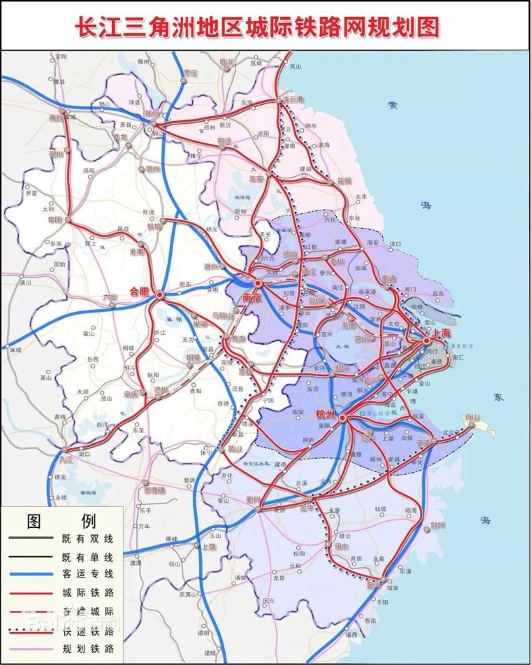 上海市2019年资料下载-长三角加速完善城际高铁网2019年计划开通6条、开建4条铁路新线