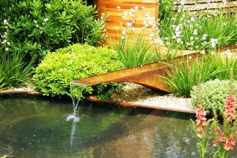 庭院叠水景观案例资料下载-景观设计中的跌水和叠水