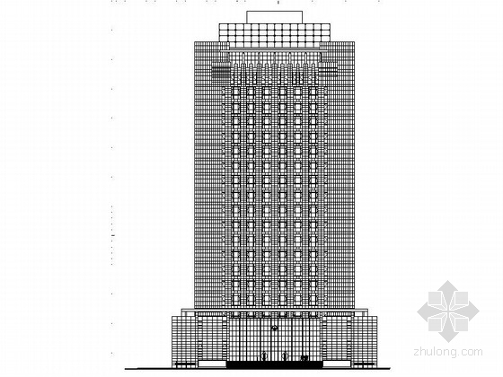 18层现代风格资料下载-[山东]21层现代风格政府办公楼施工图（ 图纸精细 知名设计院）