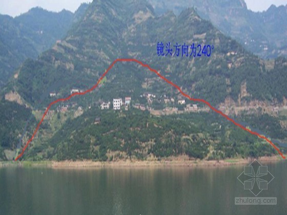 地灾治理设计剖面图资料下载-[湖北]长江某水库滑坡地质灾害治理及监测分析