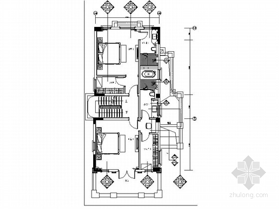 厕所水电施工图cad资料下载-[江苏]高档现代风格三层别墅室内装修施工图（含水电 高清实景图 推荐！）