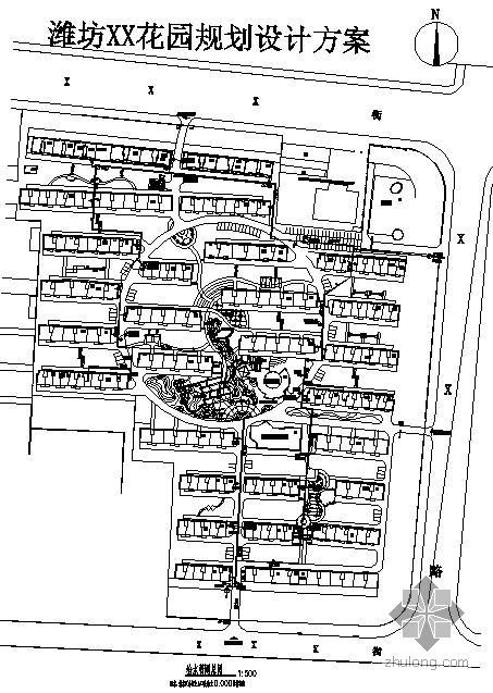 建筑小区给水管道资料下载-某小区给水管网总图