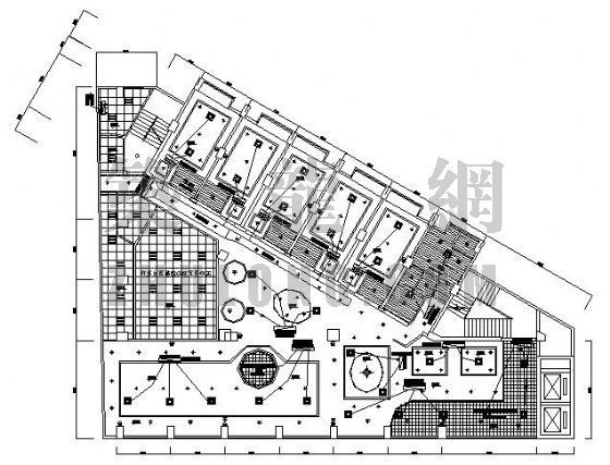 cad效果图小型咖啡厅资料下载-某咖啡厅空调平面图