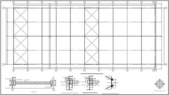 瞭望塔钢结构设计图资料下载-某车间钢结构设计图
