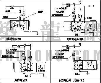 空调配管设计资料下载-空调器配管标准大样图