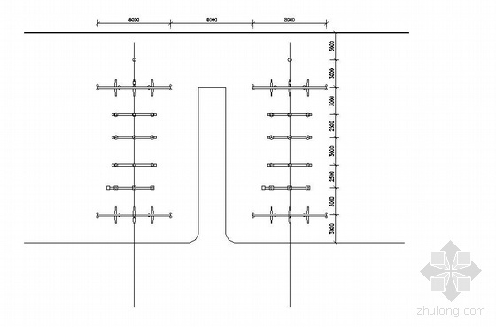 110KV变电站典型设计-室外线路变压器组接线图