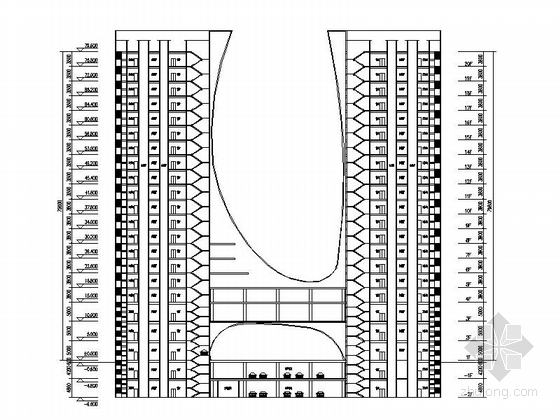 [深圳]某二十层办公大厦建筑方案文本（含施工图）-图13