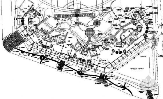 城市规划平面总图资料下载-某世纪村总图土建总平面