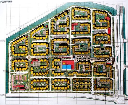 高层公寓cad效果图资料下载-[深圳]某花城CAD、效果图建筑方案图