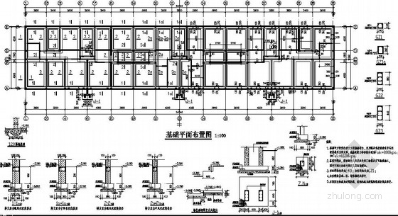 某6层住宅楼建筑施工图资料下载-[青岛]某6层砖混结构住宅楼结构施工图(中建)