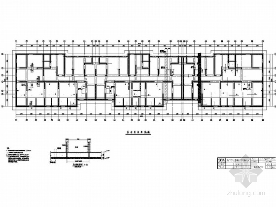 山西建筑图纸资料下载-[商业住宅楼]山西25层剪力墙结构施工图（4万平）