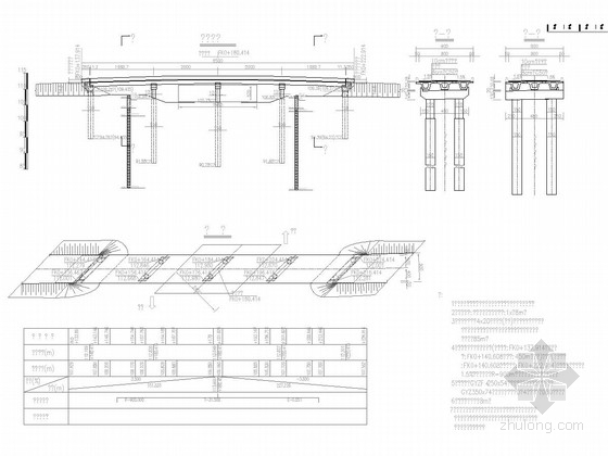 斜交桥梁长度计算资料下载-[湖北]4x20后张预应力混凝土组合箱梁桥施工图52张（天桥 斜交45度）