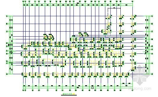[安徽]住宅小区建筑安装工程量清单计价(含全套施工图纸 招标文件)-基础平面图 