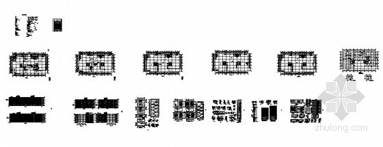 [杭州]某五层办公楼建筑方案图-总图 