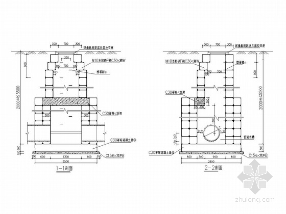 铝板标准节点套图资料下载-24m宽市政道路排水工程设计套图（12张）