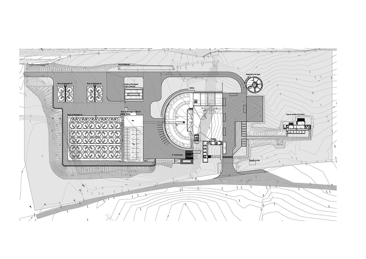 葡萄牙酿酒厂平面图