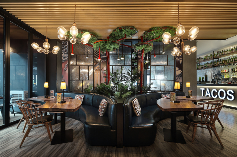 南京威实空间设计——“怀旧--摩登”餐厅酒吧室内设计实景图-8