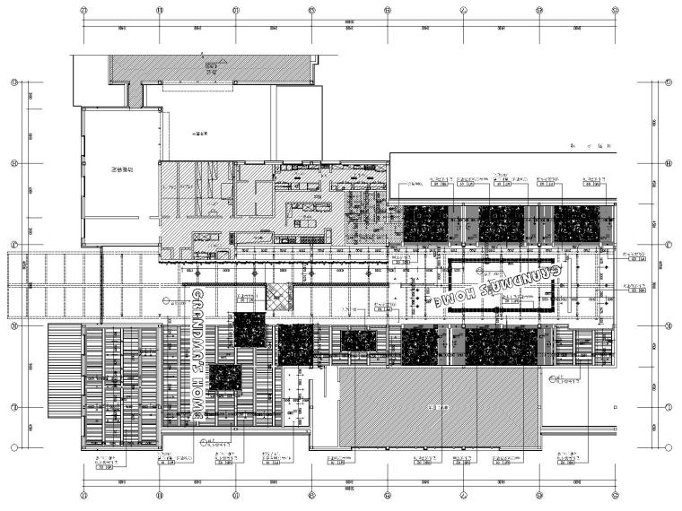 [浙江]中式风格——西溪天堂外婆家全套施工图及效果图-外婆家西溪天堂二层天花