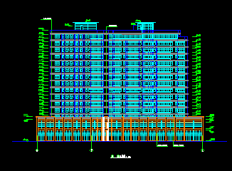 奥克兰凯悦酒店资料下载-高层凯悦宾馆建筑设计施工图