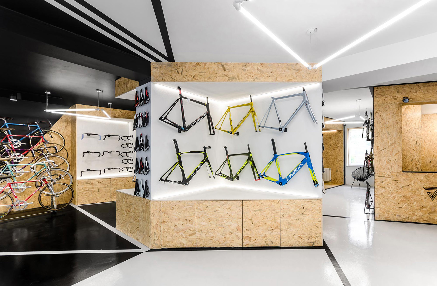 波兰velo7自行车商店室内实景图