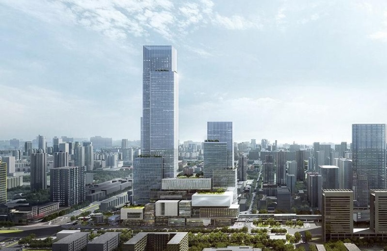 西安标志建筑资料下载-华侨城西安国际中心设计创意