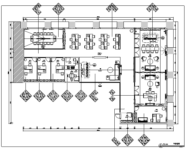 董事长办公空间资料下载-[深圳]证券交易所办公空间设计施工图