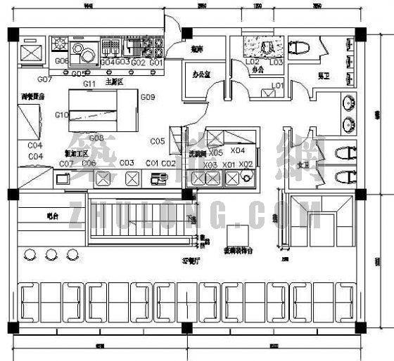 川西建筑立面资料下载-梅川西餐馆装修图