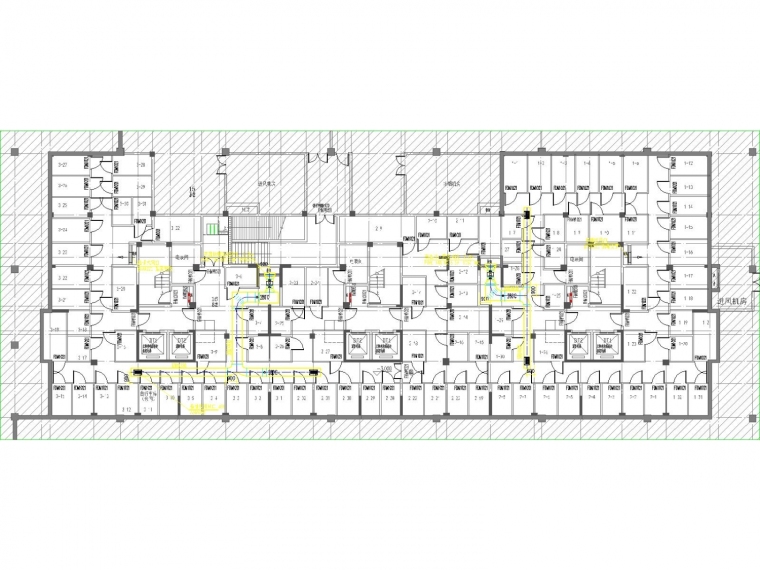 居住小区图例资料下载-[江苏]住宅小区地下层通风及防排烟系统设计施工图（多次设计）