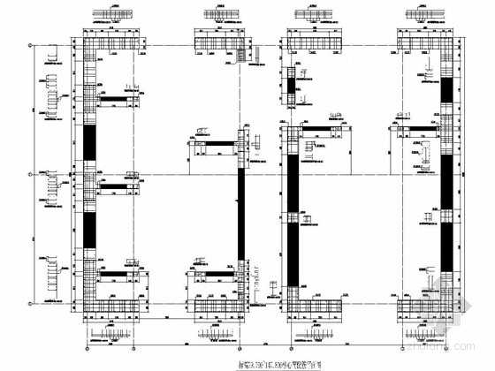 3层办公楼结构图资料下载-[天津]50层框筒结构商务办公楼结构图（251米）