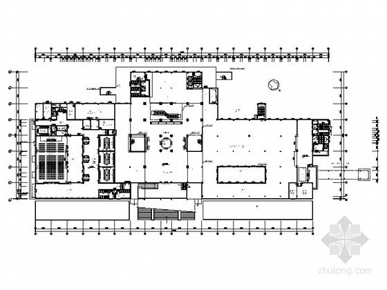 CAD室内园林资料下载-[重庆]某国际园林博览会展馆室内装饰装修图（含实景）