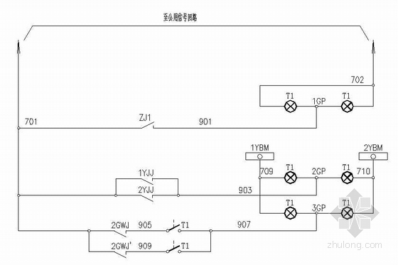 经典的110KV PT接线全图及端子排图-2