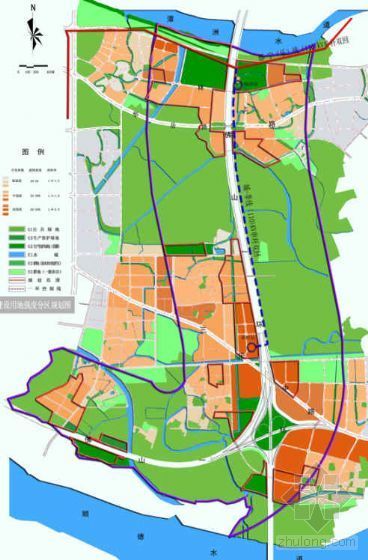 城市道路沿线景观规划方案资料下载-[广东]一环快速干线沿线地区控制性详细规划方案
