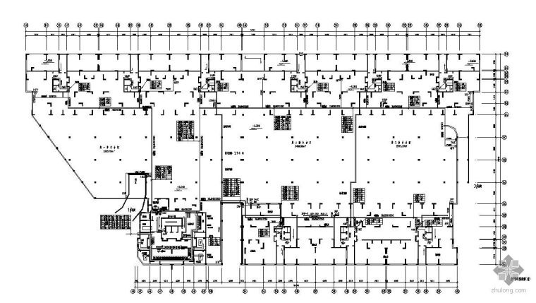住宅楼层配电系统图资料下载-某住宅楼配电系统全套电气图纸