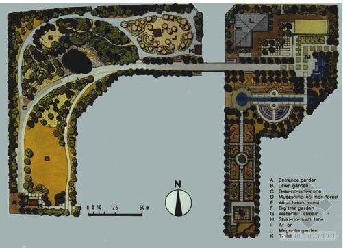 欧洲古典园林设计图资料下载-国外经典园林设计图