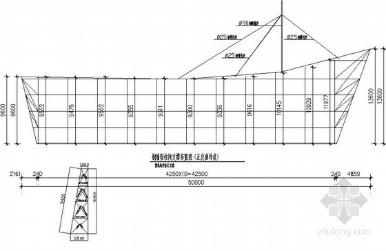 广告墙结构施工详图资料下载-某船型广告牌结构设计图