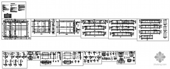 镇污水厂图纸资料下载-某污水厂处理生化池全套图纸