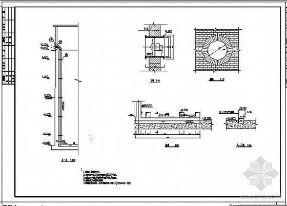 小型餐厅CAD图纸资料下载-小型给水厂工艺图纸