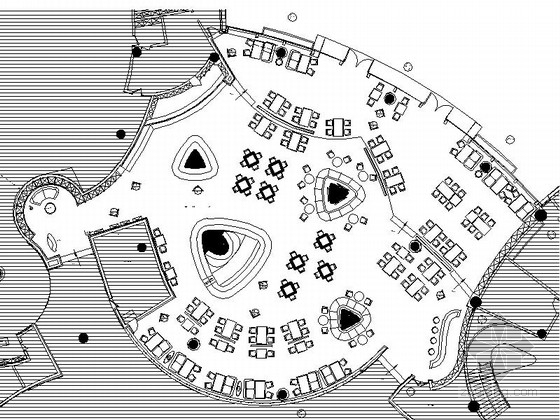 福建餐厅资料下载-[福建]高档全日制餐厅室内装修施工图