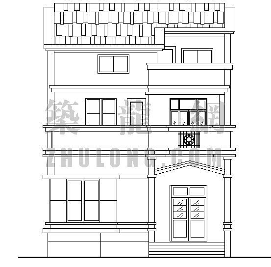 别墅设计平立剖图纸资料下载-别墅建筑设计方案